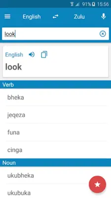 Zulu-English Dictionary android App screenshot 7